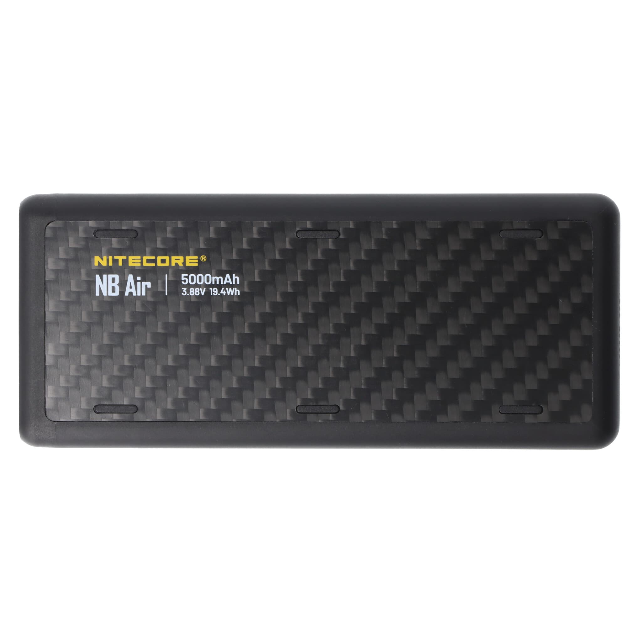 Nitecore Powerbank NB Air, 5000 mAh, étanche, 89 grammes, boîtier en carbone
