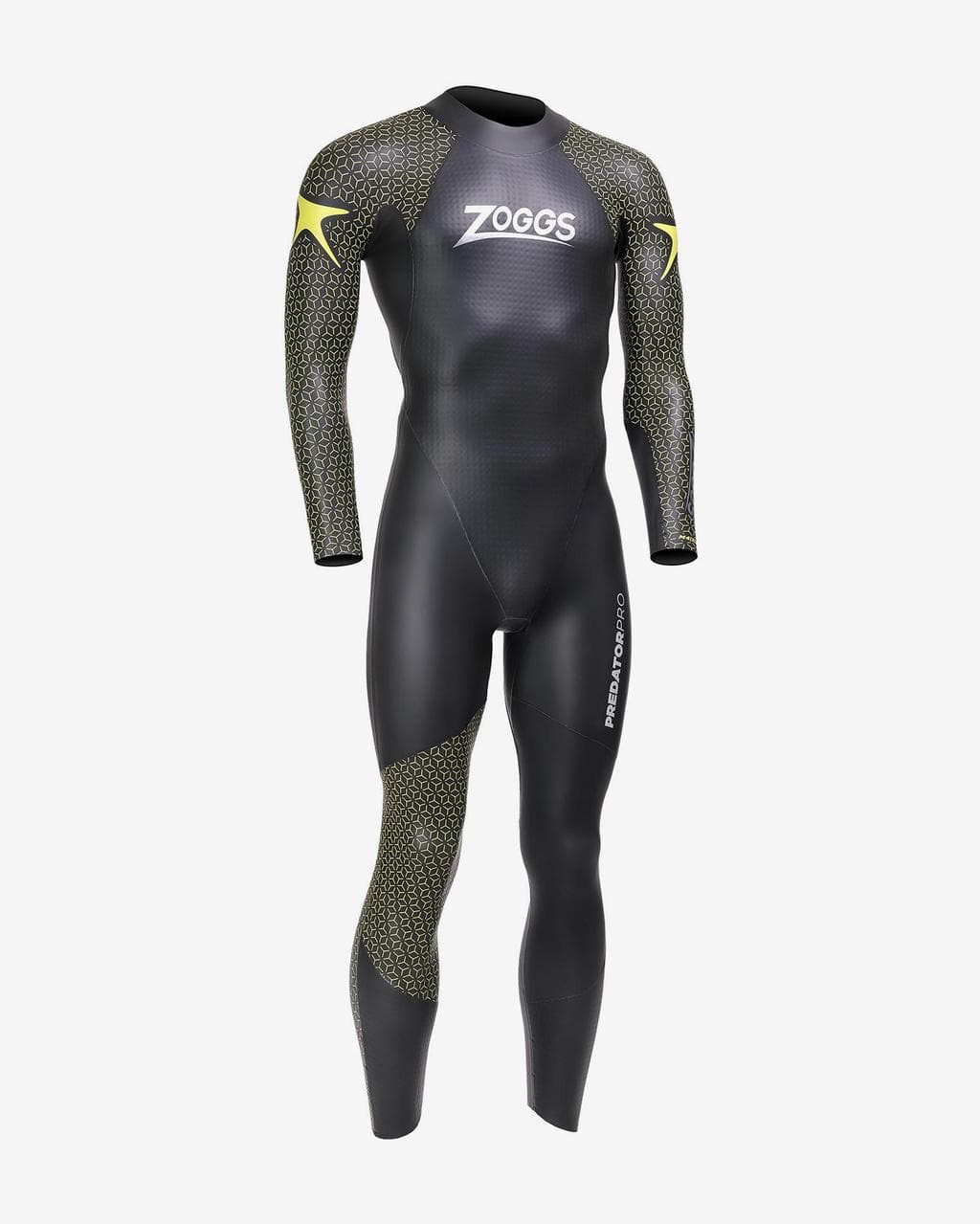Combinaison en néoprène Zoggs Predator Pro FS noir jaune - M