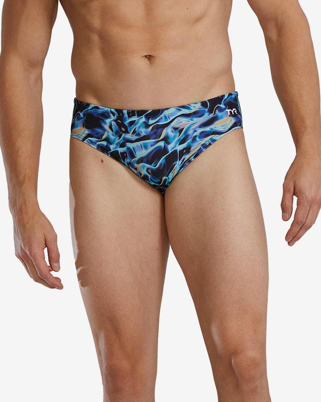 Maillot de bain TYR Durafast Elite Brief Energia bleu noir - 28