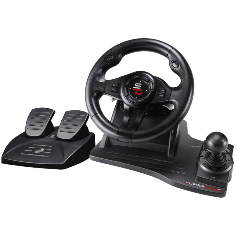 Volant pédalier levier de vitesse Superdrive GS550 pour Switch Xbox Serie X PS4 PC Xbox One